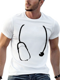 Stethoscope Graphic Tee - Medical Professional Apparel