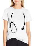 Stethoscope Graphic Tee - Medical Professional Apparel