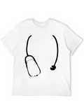 Stethoscope Graphic Tee - Medical Professional Apparel