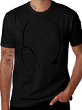 Stethoscope Graphic Tee - Medical Professional Apparel