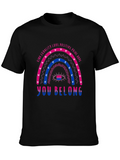 Bisexual Pride Rainbow T-Shirt