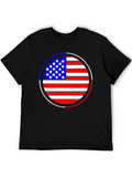 American Flag Graphic Tee