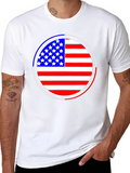 American Flag Graphic Tee