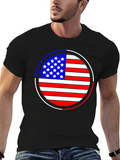 American Flag Graphic Tee