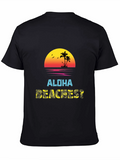 Aloha Beachest Graphic Tee - Tropical Vibes