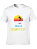 Aloha Beachest Graphic Tee - Tropical Vibes