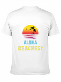 Aloha Beachest Graphic Tee - Tropical Vibes