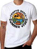 Crypto Beach Summer Vibes T-Shirt