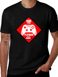 Rank Tiers Platinum Gamer T-Shirt - Black