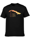 Cuba Map T-Shirt - Unique Travel Souvenir