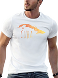 Cuba Map T-Shirt - Unique Travel Souvenir
