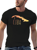 Cuba Map T-Shirt - Unique Travel Souvenir