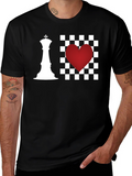 Chess Heart T-Shirt - I Love Chess