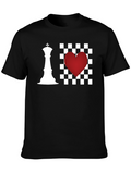 Chess Heart T-Shirt - I Love Chess