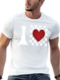 Chess Heart T-Shirt - I Love Chess