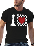 Chess Heart T-Shirt - I Love Chess