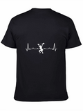 Weightlifting Heartbeat Graphic Tee