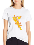 Flaming Baseball Bat Graphic Tee