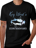 Key West Ocean Adventures Black T-Shirt