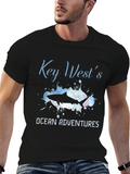 Key West Ocean Adventures Black T-Shirt