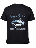 Key West Ocean Adventures Black T-Shirt