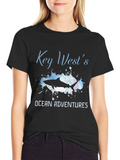 Key West Ocean Adventures Black T-Shirt