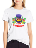 Happy Mardi Gras T-Shirt Party Tee