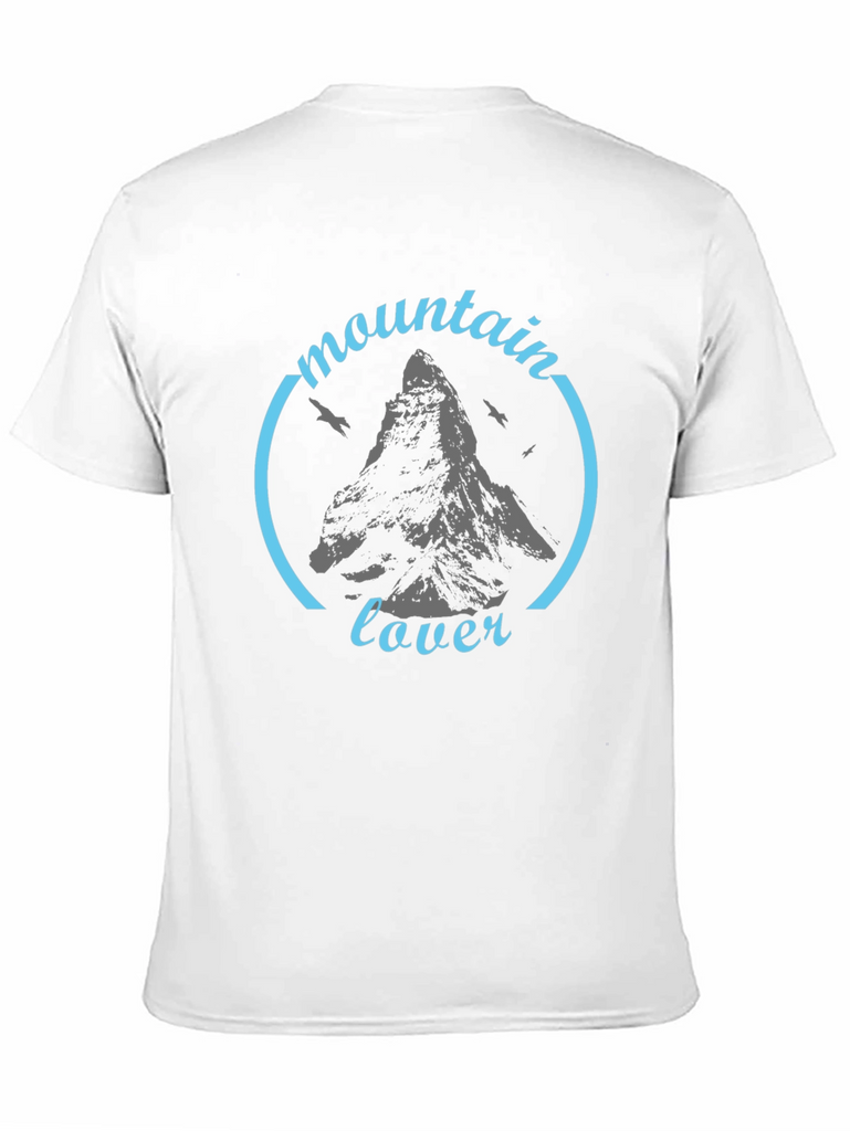 Mountain Lover Black Graphic T-Shirt