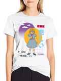 Aesthetic Anime Girl T-Shirt