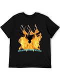 Fiery Shadowhawk Graphic Tee