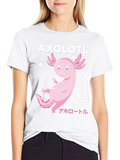 Axolotl T-Shirt Cute Japanese Kawaii Style
