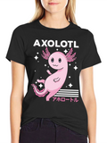 Axolotl T-Shirt Cute Japanese Kawaii Style