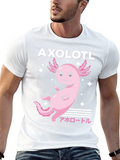 Axolotl T-Shirt Cute Japanese Kawaii Style