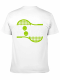 Double Trouble Tennis Graphic T-Shirt