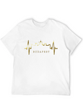 Budapest Heartbeat Graphic Tee - Black