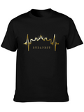 Budapest Heartbeat Graphic Tee - Black