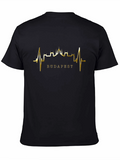Budapest Heartbeat Graphic Tee - Black