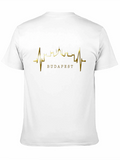 Budapest Heartbeat Graphic Tee - Black