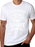 Bookworm Spirit Animal Graphic T-Shirt