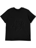 Inspirational Give Yourself Time Black T-Shirt