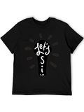 Lets Sing Graphic Tee - Black T-Shirt