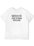 Introvert Social Distancing Professional T-Shirt