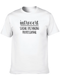 Introvert Social Distancing Professional T-Shirt