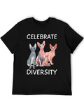 Celebrate Diversity Sphynx Cat T-Shirt