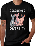 Celebrate Diversity Sphynx Cat T-Shirt