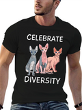 Celebrate Diversity Sphynx Cat T-Shirt
