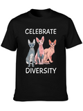 Celebrate Diversity Sphynx Cat T-Shirt