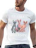 Celebrate Diversity Sphynx Cat T-Shirt