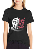 Volleyball Graphic Tee - Sporty & Stylish