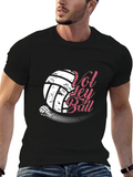 Volleyball Graphic Tee - Sporty & Stylish